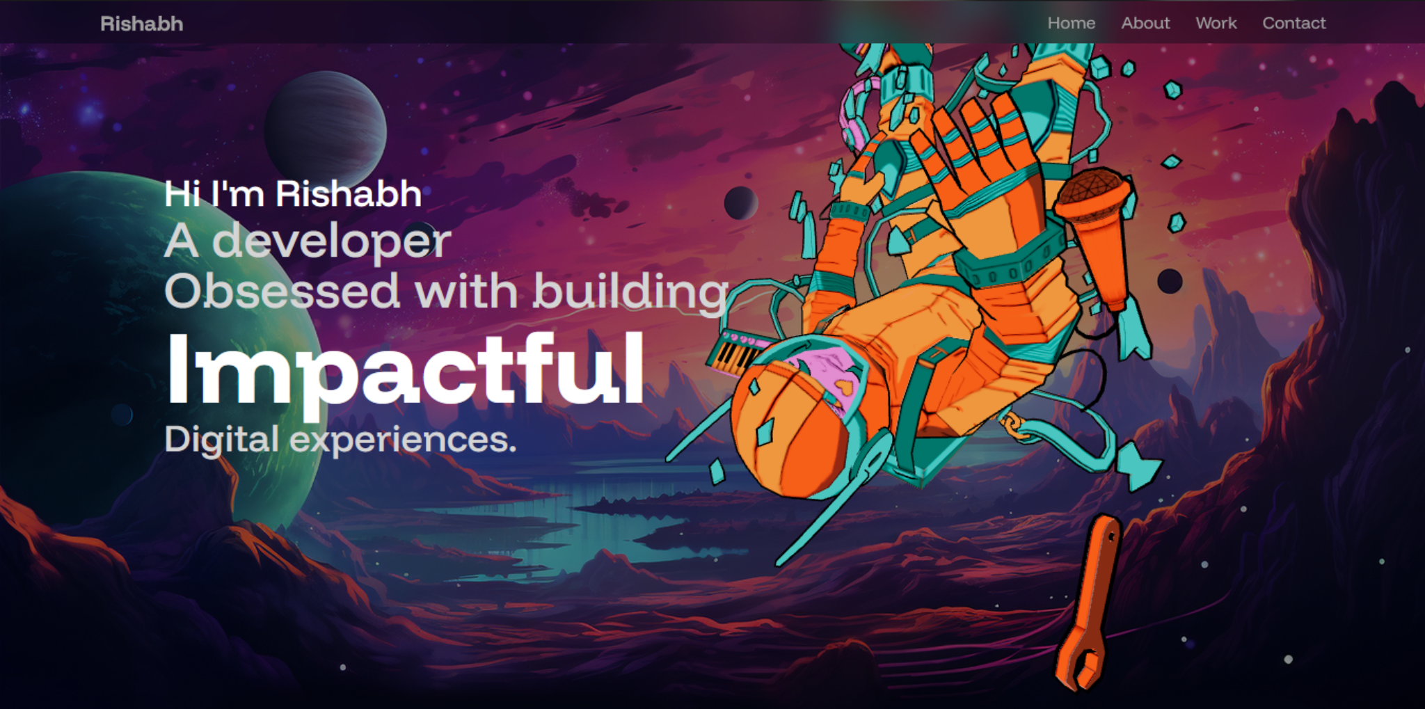 3D Interactive Portfolio